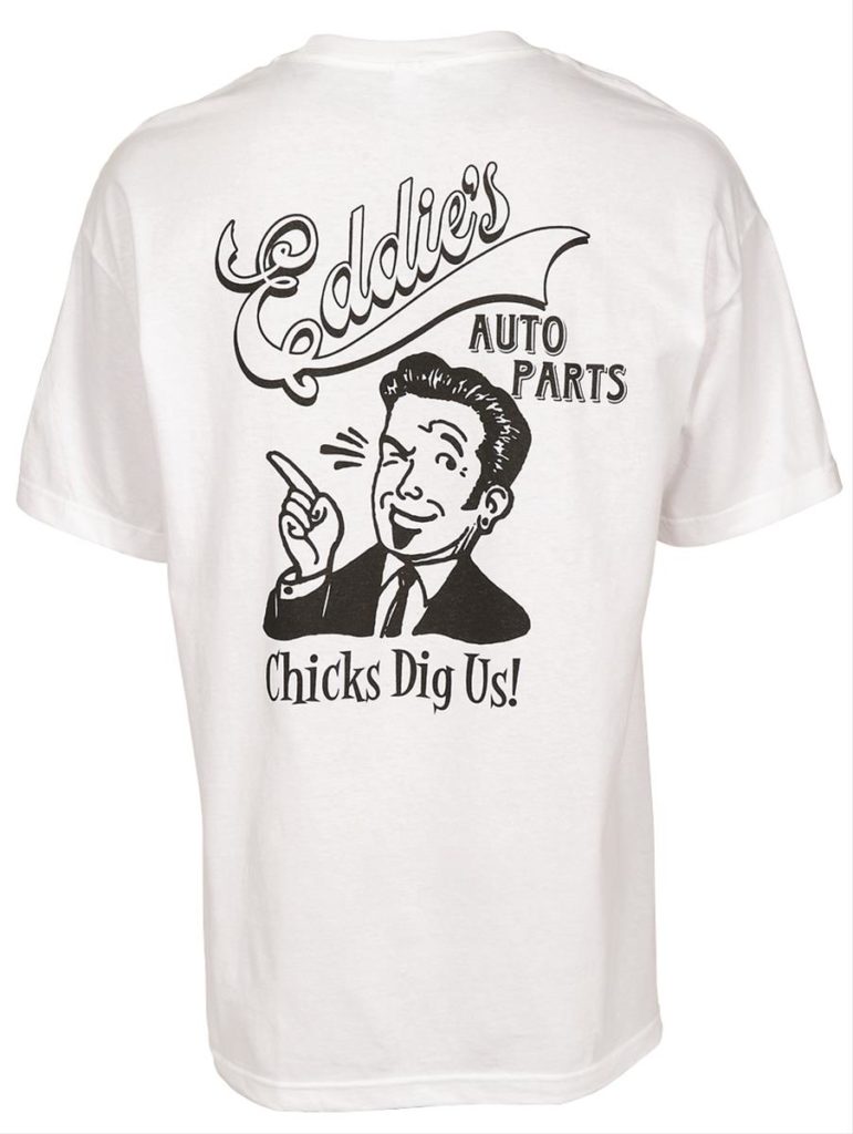 eddies auto parts t shirt