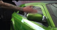 automatic door activation on a show car