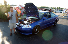 2000 Honda Civic Si Sport Compact at car show