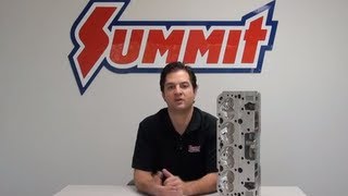 video still of man explaining combustion chambers in an engine cylinder head