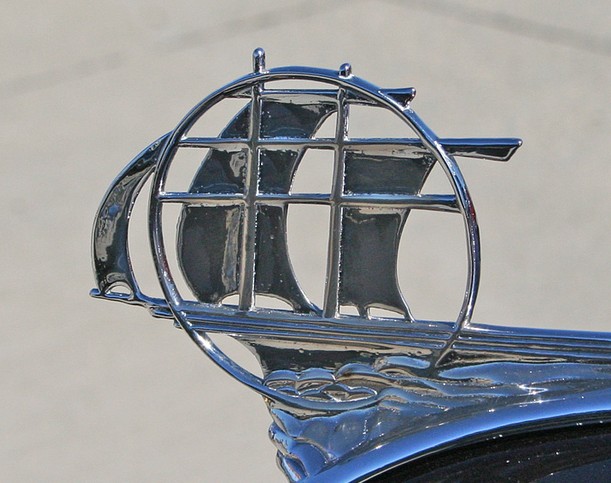 plymouth ship car hood ornament