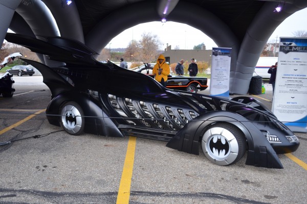 Batmobile from batmn forever film on display