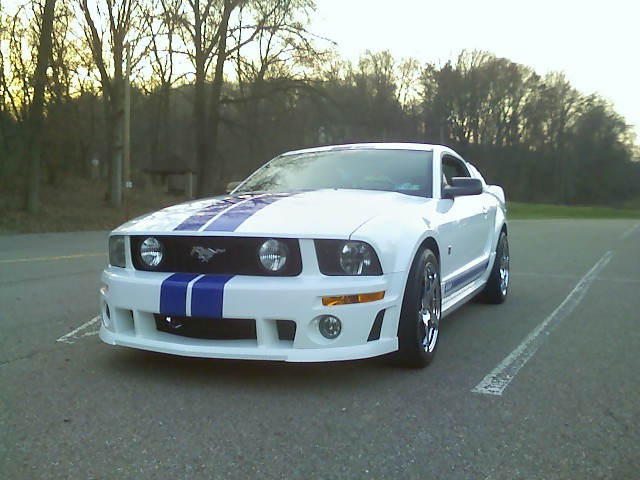 white s197 ford mustang