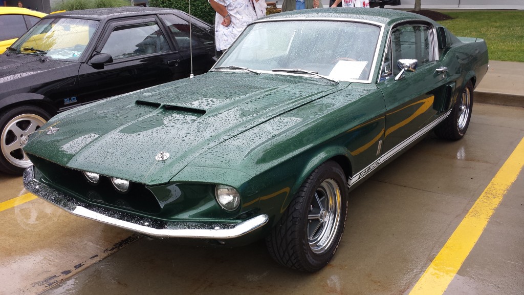 Green 1968 Shelby GT350 ford mustang