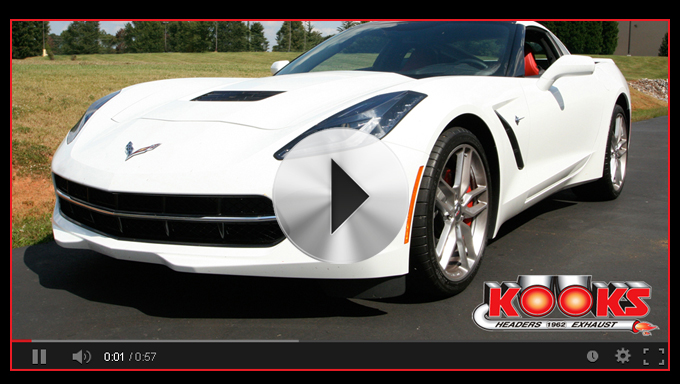 C7 Corvette Video Still with Kooks headers