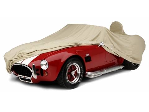 Covercraft car cover on a shelby cobra kit car