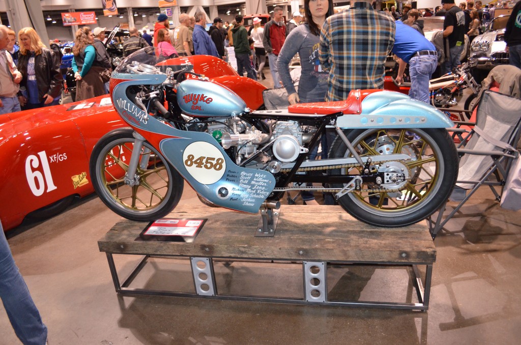 vintage land speed record motorcycle