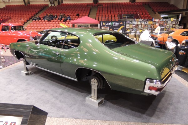 Second Gen Pontiac GTO Displayed at indoor car show