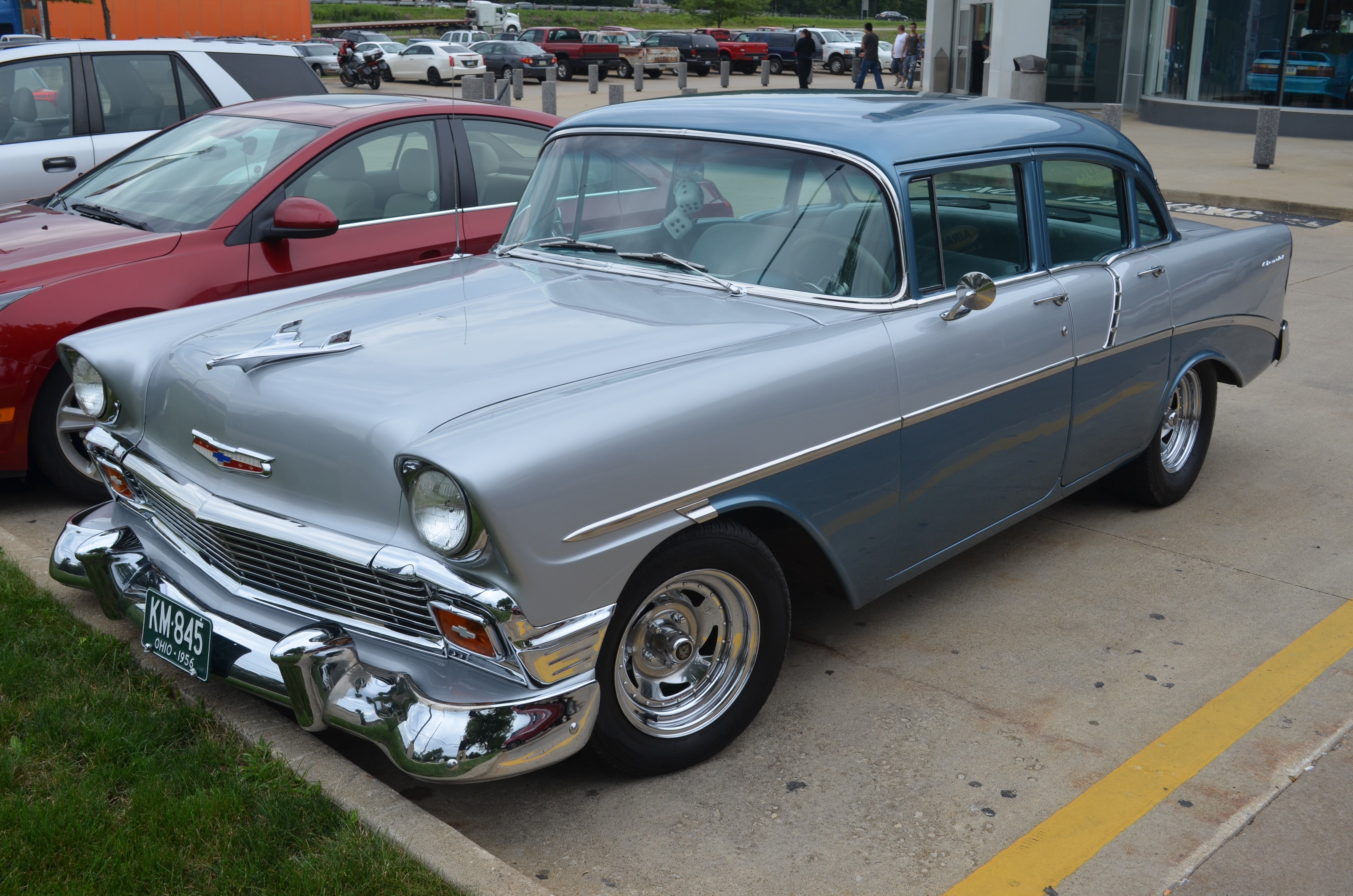 1956 Chevrolet One Fifty 4-door sedan, Ouistreham Normandy …