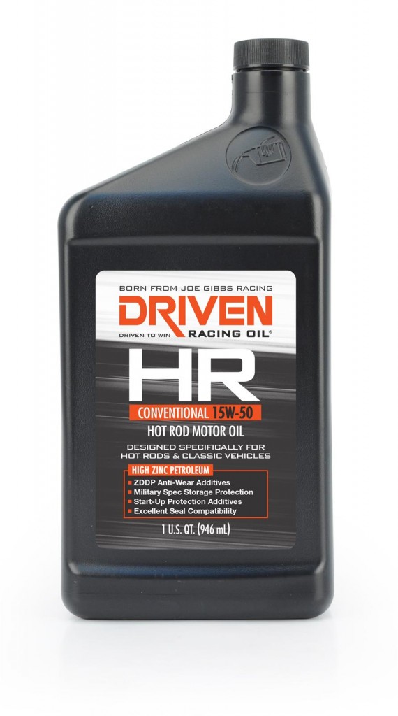 quart bottle of driven racing oil