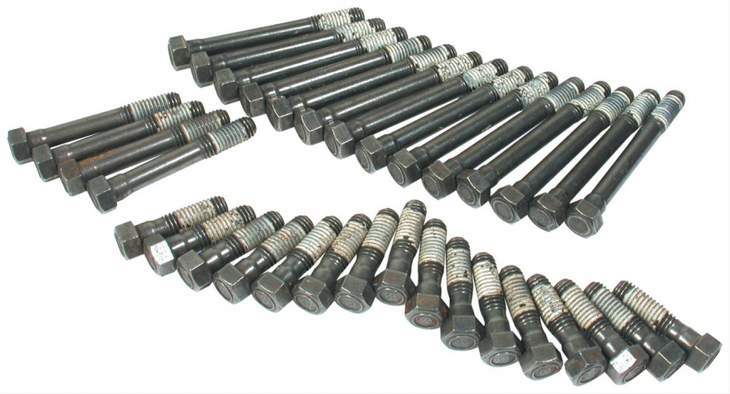 collection of engine bolts