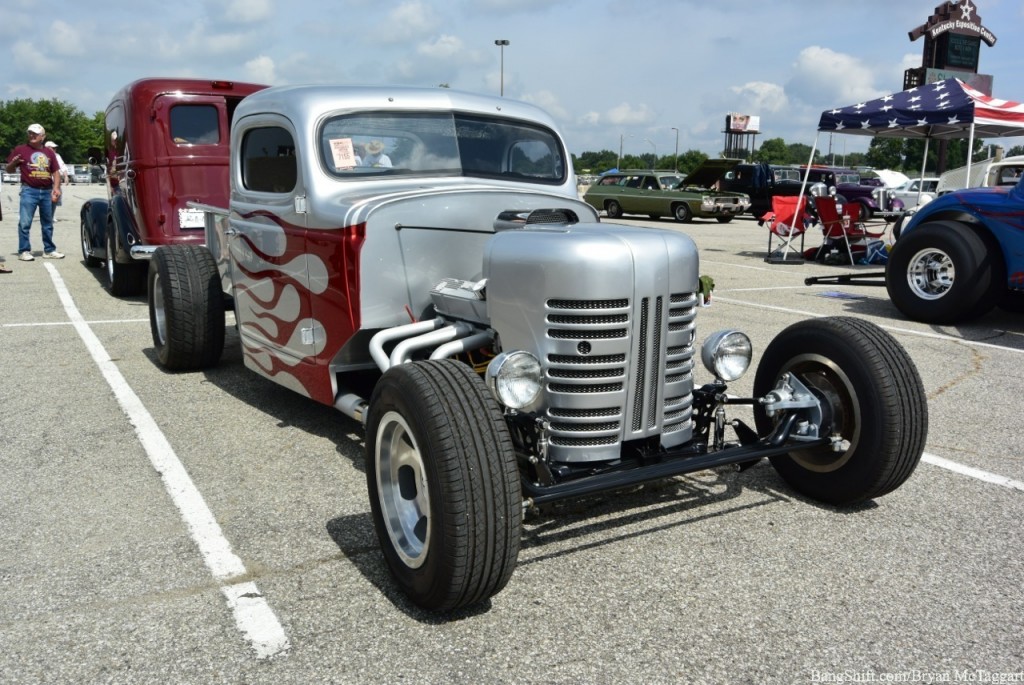 vintage hot rod truck at 2015 NSRA Street Nationals