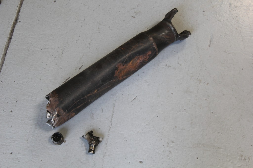 a broken driveshaft