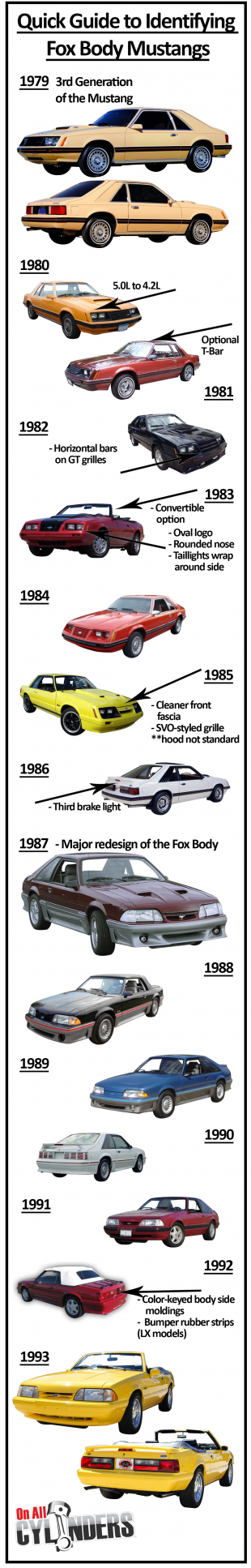 Ride Guides: A Quick Guide to Identifying 1979-93 Fox Body Ford Mustangs