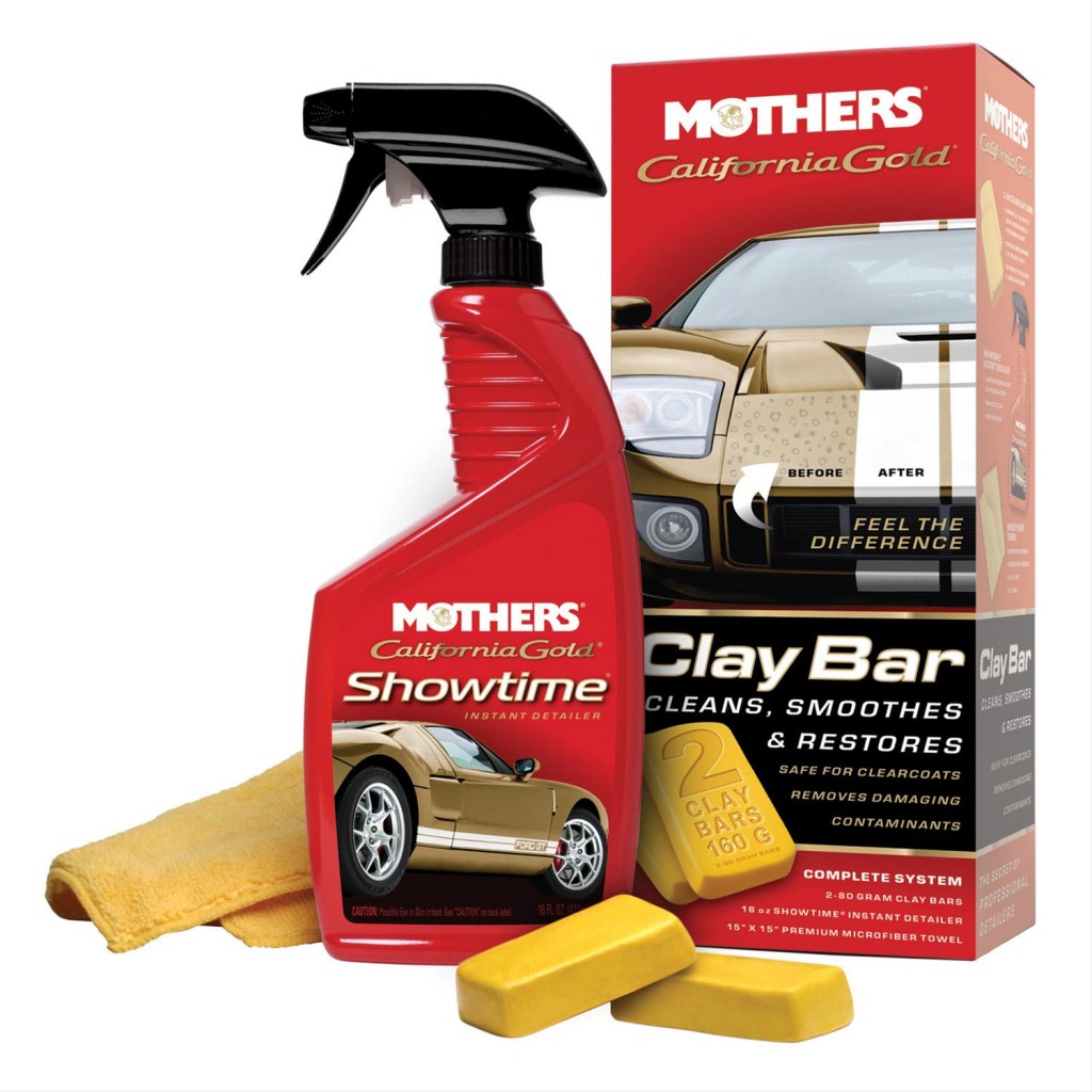 mothers clay bar and detailing spray