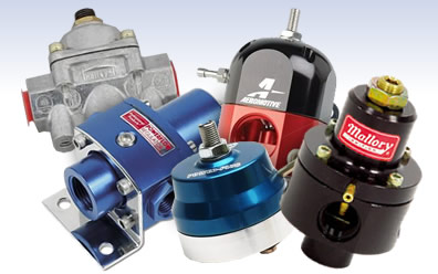 collection of automotive fuel pressure regulators