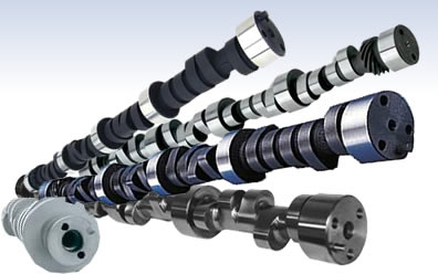 collection of engine camshafts