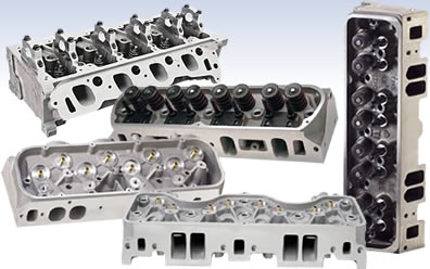 collection of cylinder heads for an engine