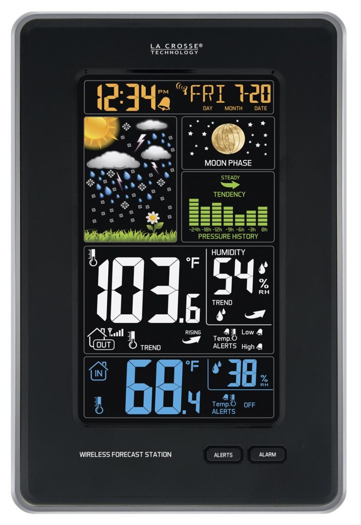 La Crosse Technology clock weather station