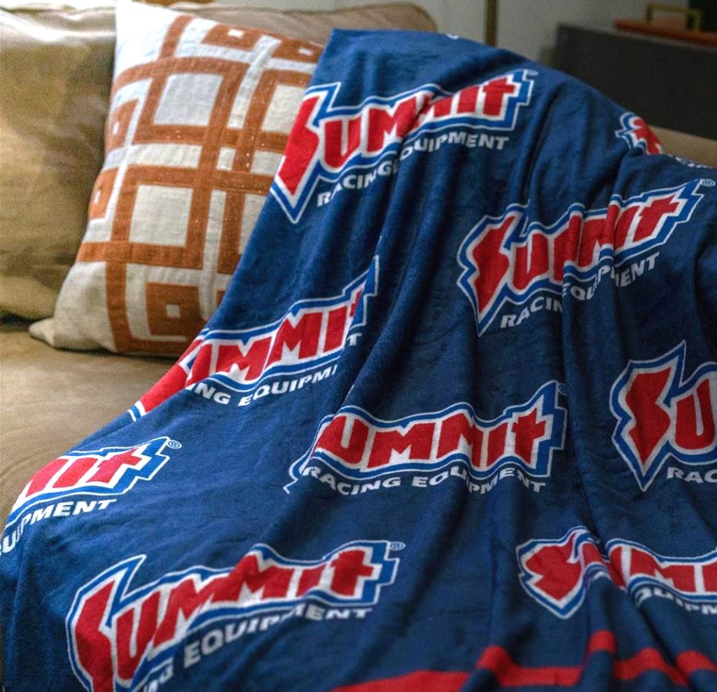 Summit Racing Flannel Throw Blanket