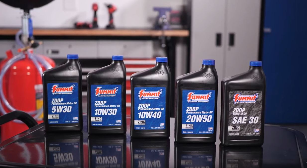 Summit Racing Intros New High Performance ZDDP Motor Oil