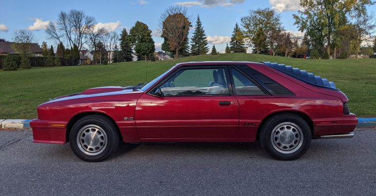 Hemmings Auction Find of the Week: 1985 Mercury Capri RS 5.0