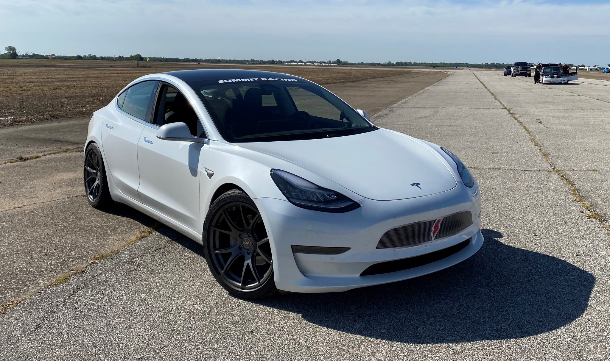 Meet Project White Lightning Summit Racing's Tesla Model 3 (& Learn