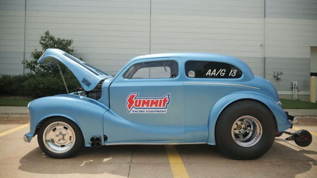 Blue Summit Racing Nostalgia Gasser Drag Race Car