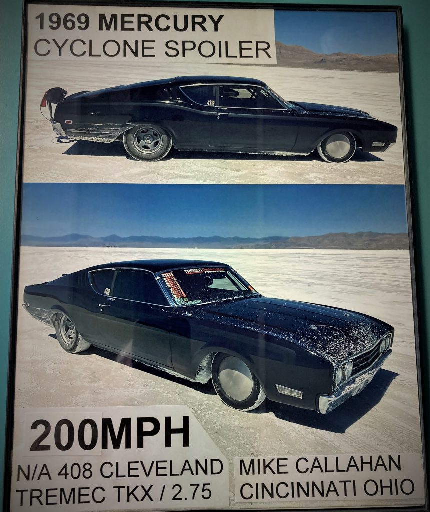 Bonneville cyclone spoiler ii poster 200 mph