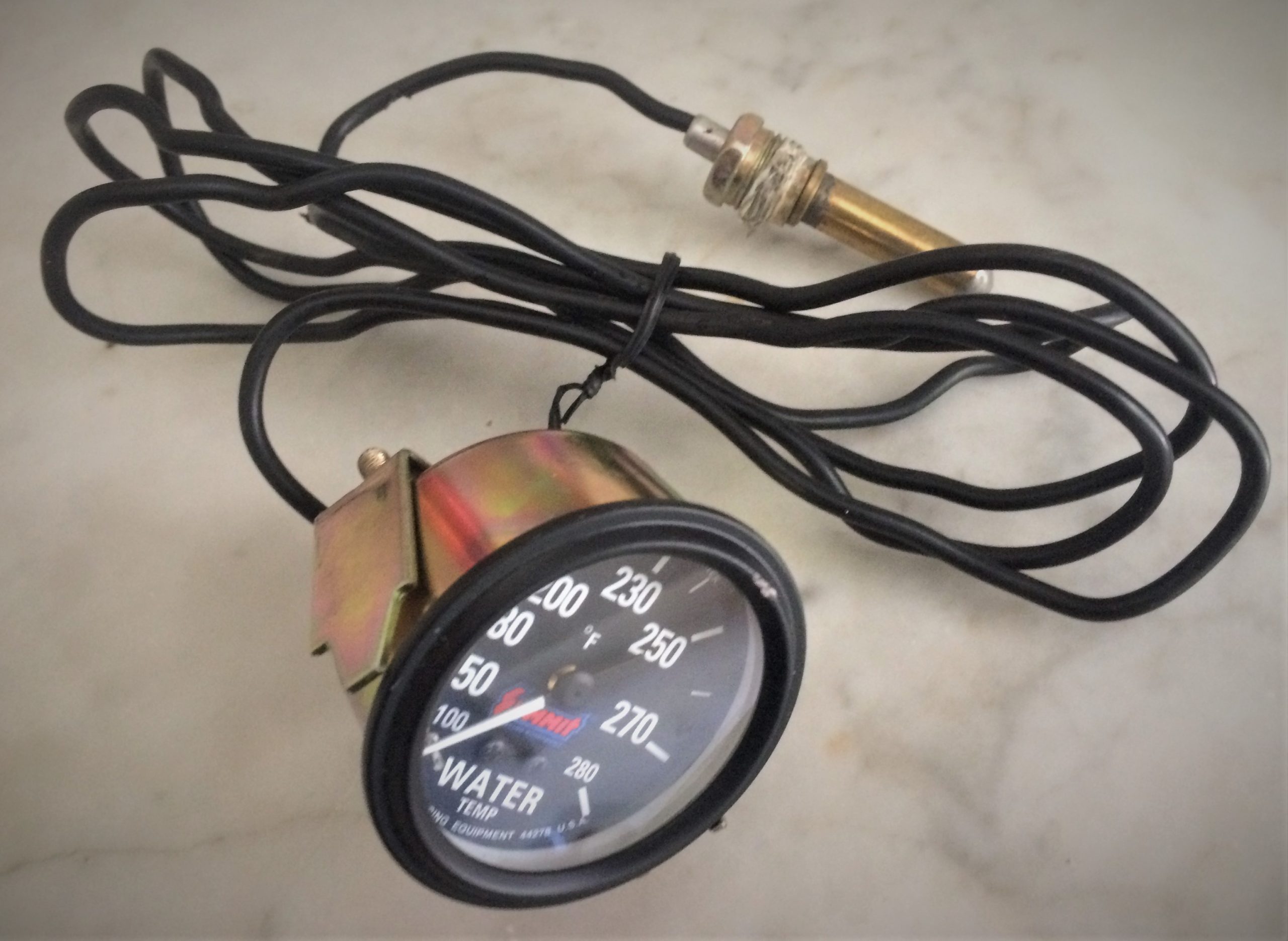 Car Mini Interior Thermometer Mechanical Analog Gauge Meter