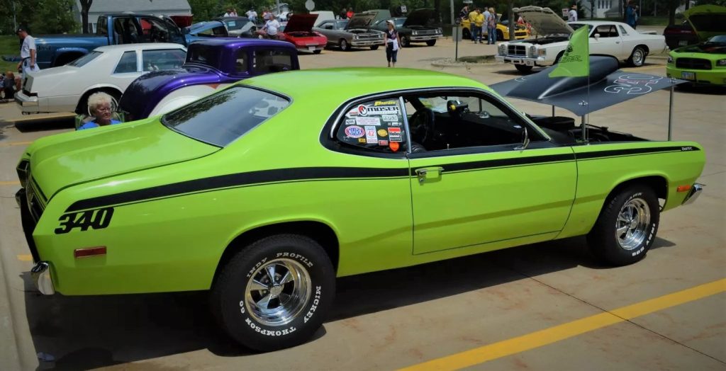 plymouth duster 340 muscle car at summit racing