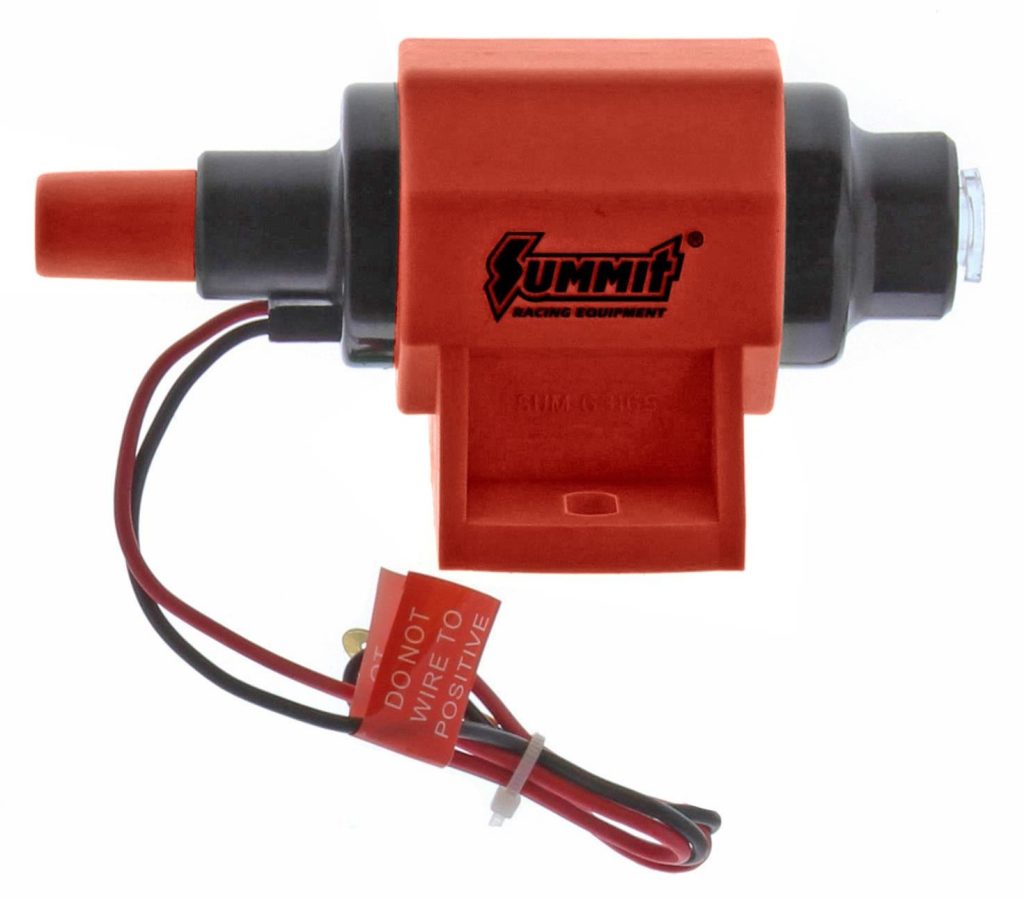 Summit Racing Universal Fuel Pump, side view