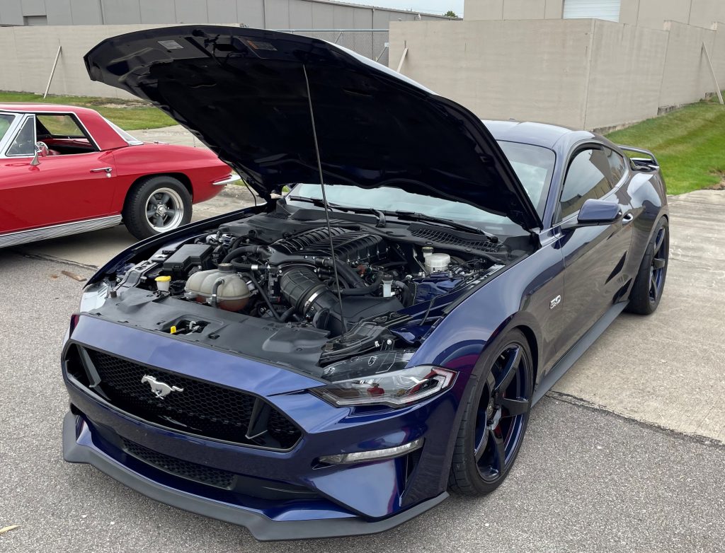 ford mustang S550 with supercharged coyote 5.0L v8