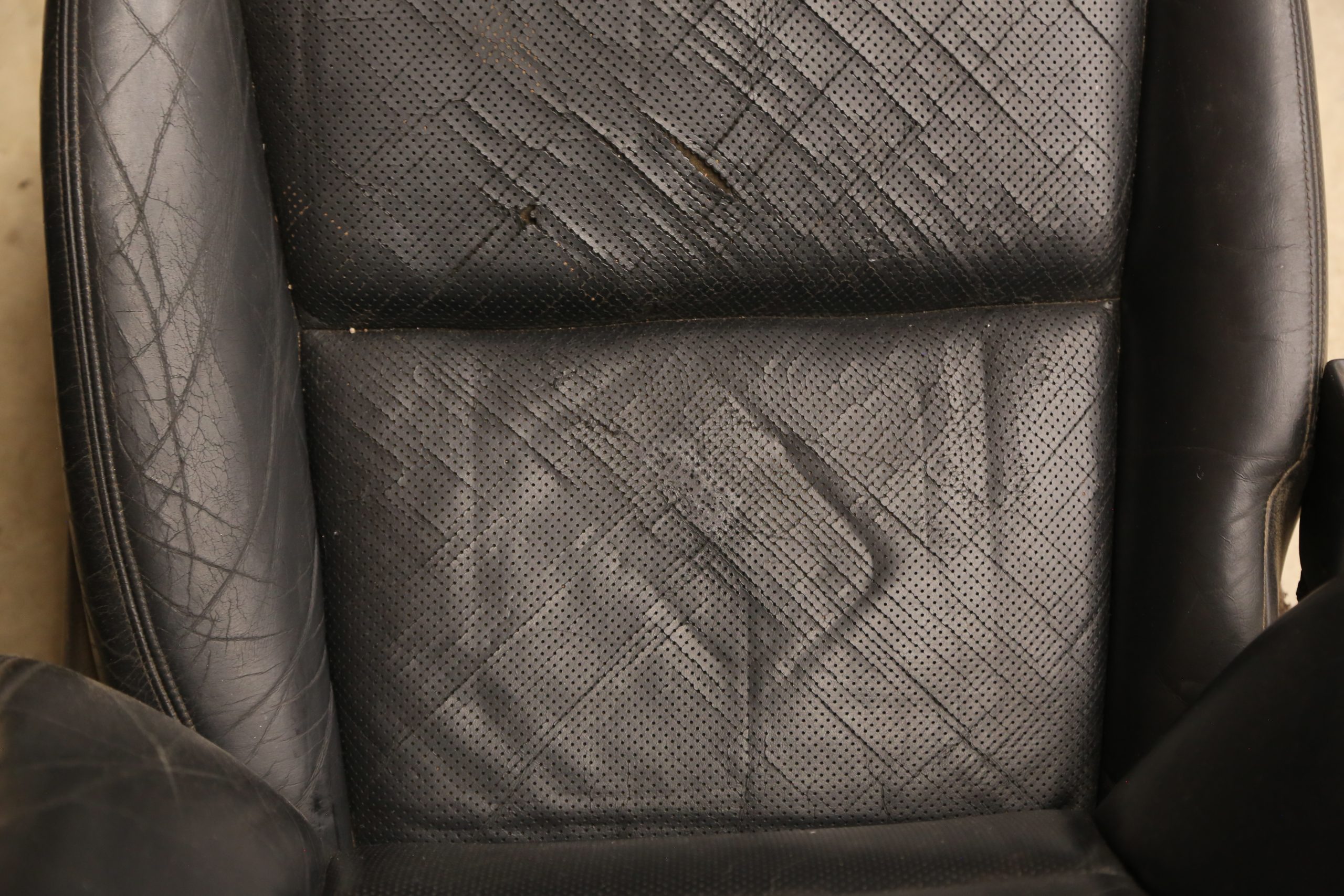 09-'13) - 2012 - Leather (actually vinyl) seat repair advice?
