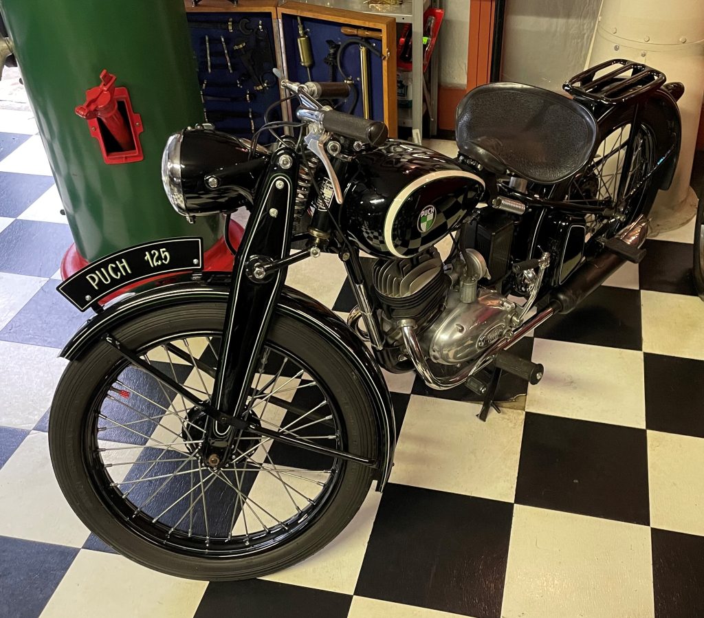 1950 puch 125t motorcycle