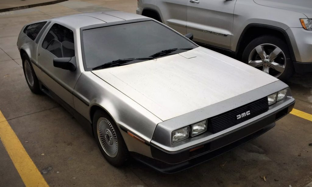 Delorean DMC-12 Parked at Summit Racing