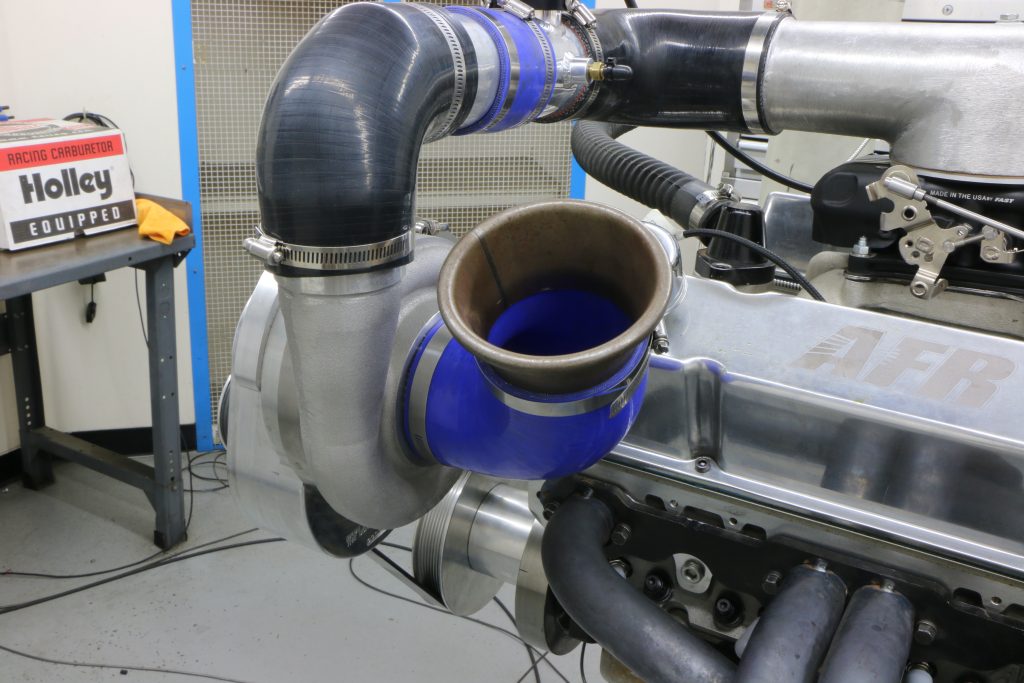venturi mouth on a centrifugal supercharger