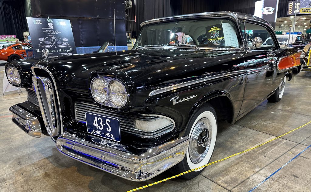 black 1958 edsel ranger