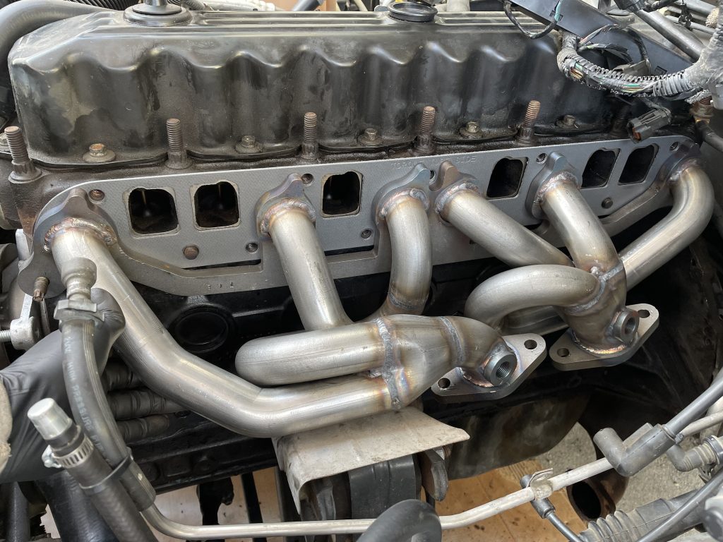 performance exhaust manifold on a Jeep Cherokee xj 4.0L