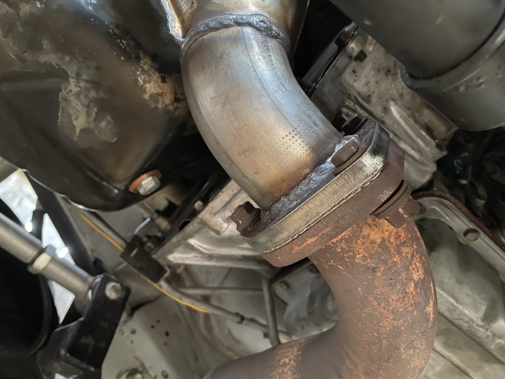 exhaust system flange joint