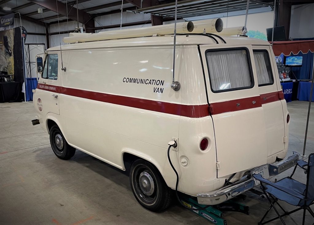 1964 Ford Econoline Van fitted with vintage Collins Radio Gear, rear