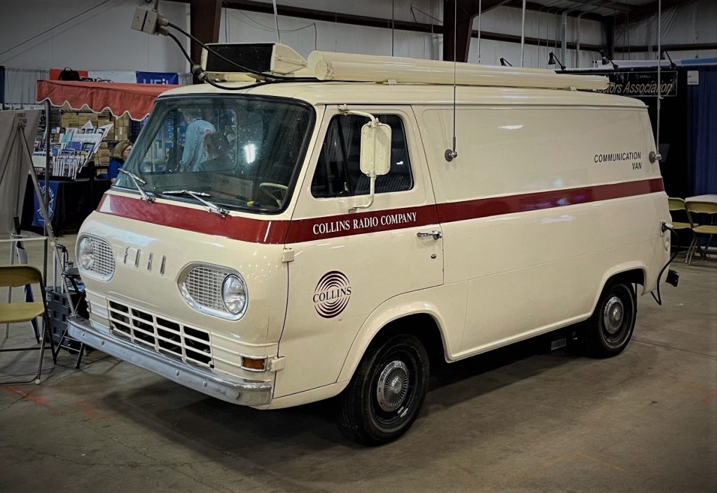 1964 Ford Econoline Van fitted with vintage Collins Radio Gear, side