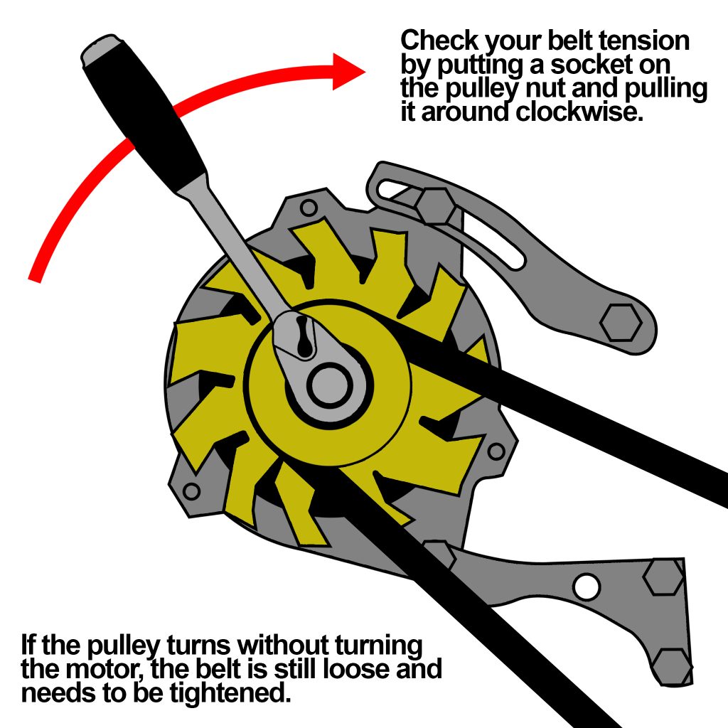 Belt Tension Test Diagram