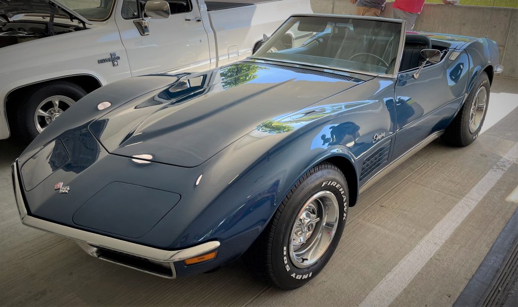1971 Chevy Corvette Stingray Convertible, blue