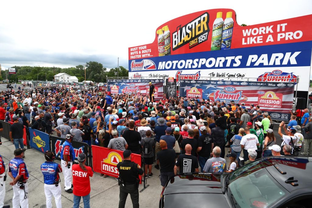 Big opening festivities crowd at Summit Racing NHRA Nationals