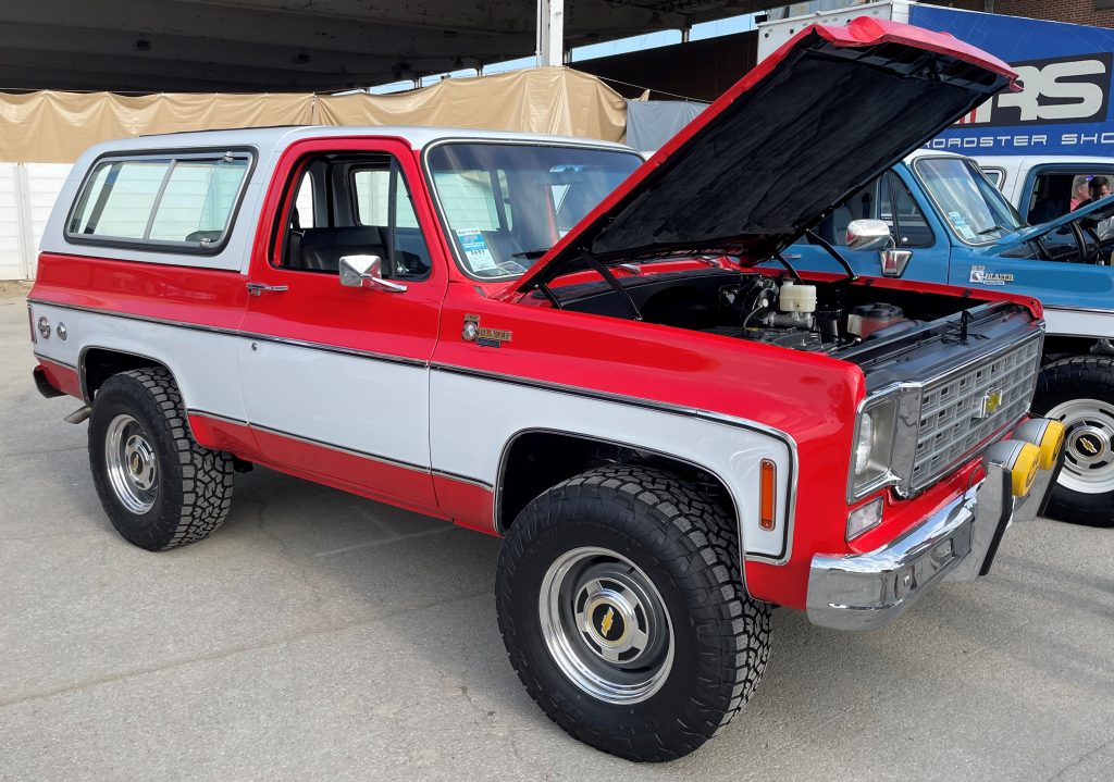 red chevy k5 blazer cheyenne