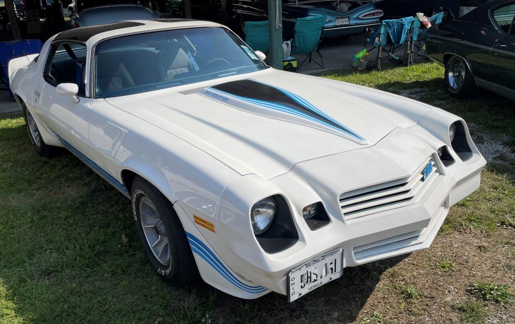 late second-gen chevy camaro z28 t-tops