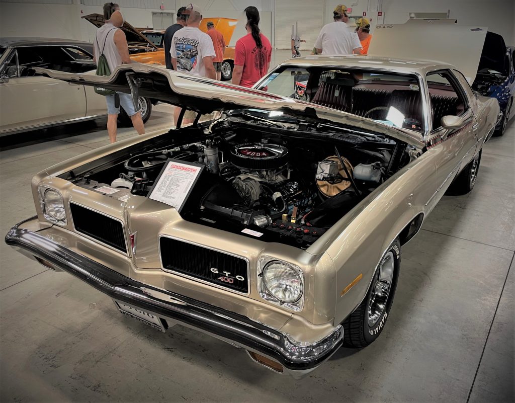 front view of a 1973 Pontiac gto