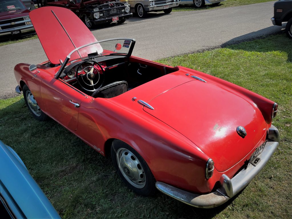 1957 Alfa Romeo Giulietta Spider, rear