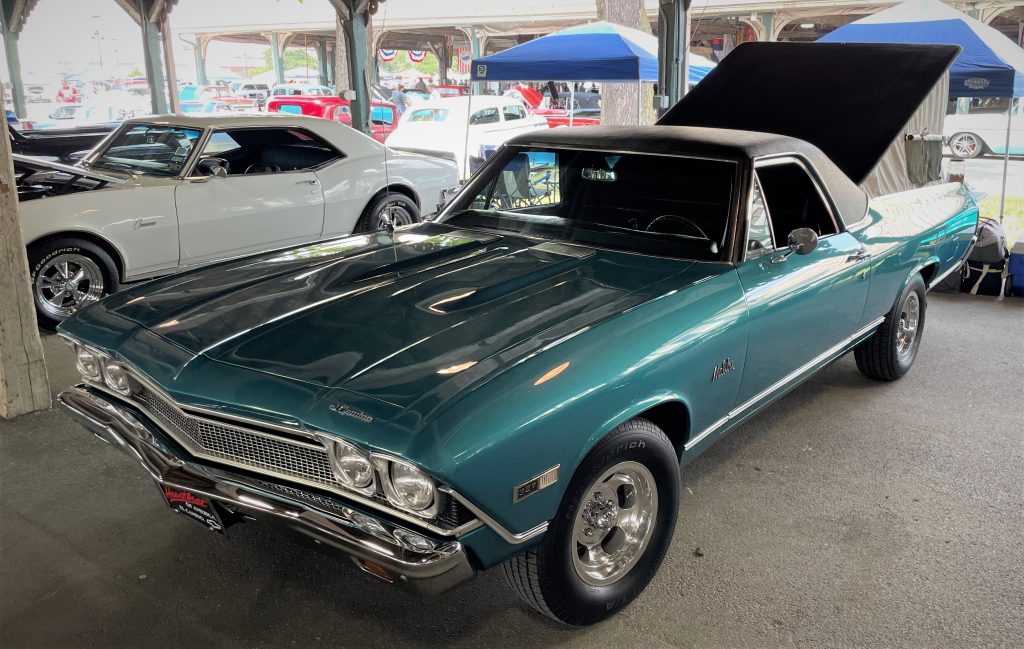 1968 Chevy El Camino with custom bed tent, front driver side